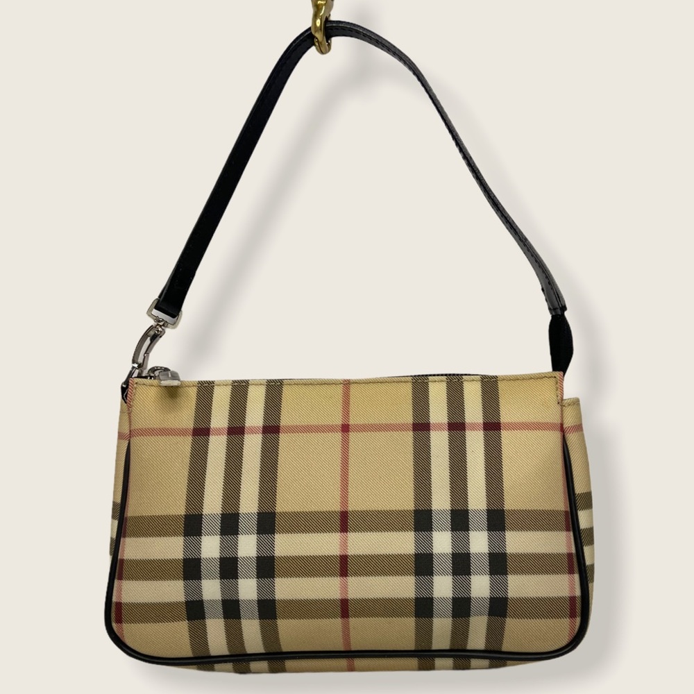 Burberry Tartan Nova Check Pochette Clutch Bag